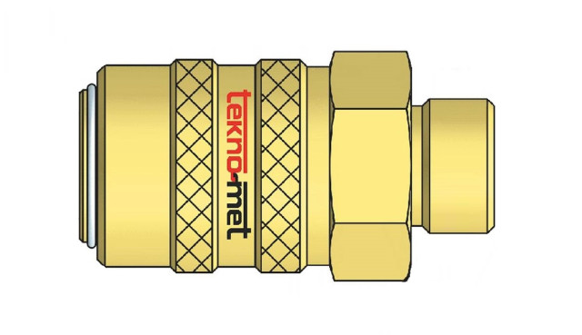 Rychlospojka s vnějším závitem, krátká